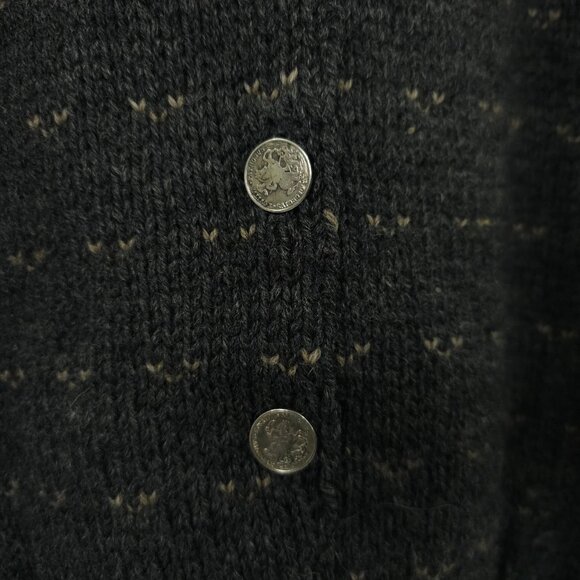 Cambridge Dry Goods Sweater Button Front Womens S Vintage USA Fair Isle Nordic - Picture 9 of 16